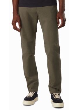 Arc’teryx Levon Pant Men’s 34 Green Cotton Nylon Blend Technical Outdoor Gear